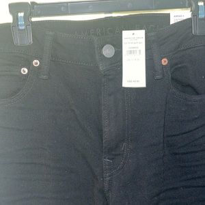 Black Slim Straight Airflex+ AE Jeans.. NWT